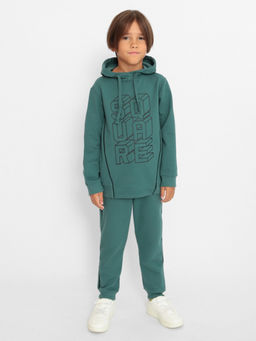 CRB wear/CWKB 90207-37 Костюм для мальчика (толстовка, брюки),зеленый/Ex.Cherubino