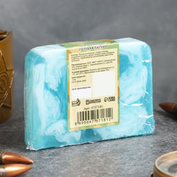 Мыло косметическое Добропаровъ, С днём защитника отечества голубая лагуна, 80 г