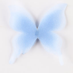 Декор для творчества «Бабочка», трёхслойный, набор 12 шт., размер 1 шт. — 5×4.5 см, цвет голубой