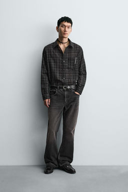 TEXTURED CHECK SHIRT