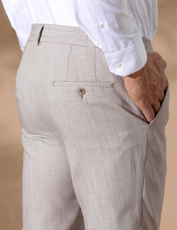 A__k Kahverengi Ex. Slim Fit Kuma_ Pantolon
