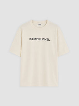 Bisiklet Yaka ?stanbul Bask?l? Erkek ?ocuk Ti??rt