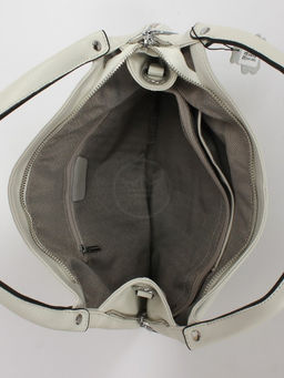 Сумка женская натуральная кожа GU 2033-3161, 1отд+карм/перег, 2плеч/рем, белый SALE 253554 - Adelia фото 3