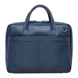 Кожаная деловая сумка для ноутбука Carter Black