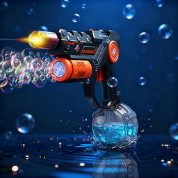 Водное оружие "Hydro Hustle" в коробке (цвет оранжевый)