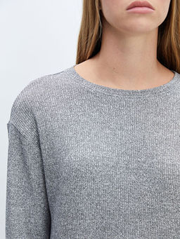 Bisiklet Yaka Elbise