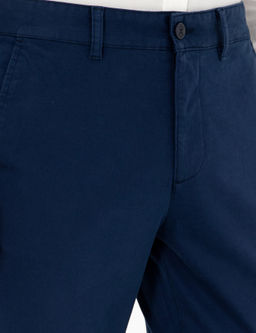 Темно-синие брюки узкого кроя из плотной ткани - Cacharel фото 5