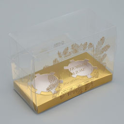 Цена за 5 шт. Коробка для капкейка «С Новым годом», 8×16×11.5 см