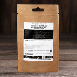 Подарочный набор для приготовления алкоголя Коньяк: набор трав и специй, штоф 500 мл., инструкция