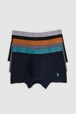Erkek Siyah 3l_ Boxer Tak_m_