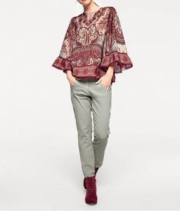 Блузка, пестрая - Linea tesini фото 5