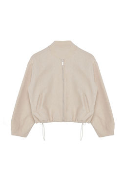 TRENDYOLMILLA Siyah Oversize Kase Bomber Ceket Mont TWOAW25MO00053  фото 23