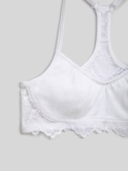 ACOOLA / Бюстгальтер спортивный для девочек Fiona белый