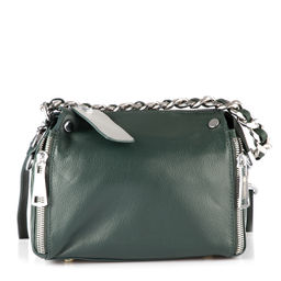 PE9132 dark green, женская кожаная сумка "Casual" Barcelo Biagi