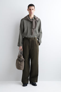 CAMISA DE LINO RELAXED FIT - H&m фото 11
