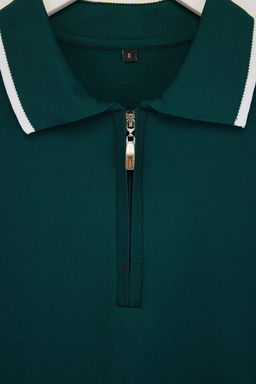 Lacivert Regular Polo Yaka Duz Polo Yaka T-shirt TMNSS26PO00026 - Trendyolmilla фото 6