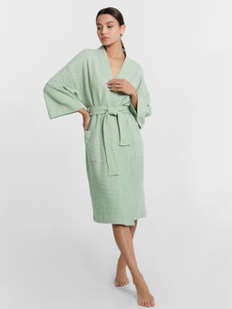 Халат женский зеленый морозная зелень 552272