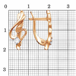 СЕРЬГИ 33815203Д - Красная пресня фото 2
