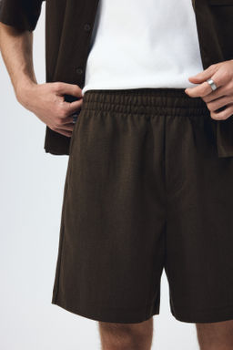 Pantal?n corto interlock Relaxed Fit - H&m фото 9