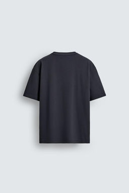 CAMISETA HEAVYWEIGHT B?SICA / Azul - Zara фото 7