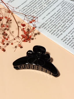 Цена за 6 шт. Крабик для волос «Глянец» ромашка, 10 см, МИКС