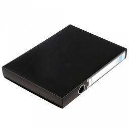 Папка-органайзер (короб) "Архивная" А4 23,4х31х3,5см, пластик, на липучке, цвет черный (Китай)