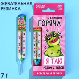 Жевательная резинка Ты слишком горяча в градуснике, 7 г.
