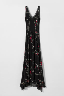 SILK PRINTED DRESS KATE MOSS X ZARA фото 6