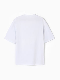 Футболка мужская MINAKU OVERSIZE FIT, размер 54, белая