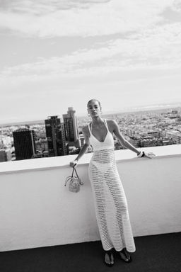 Maxivestido efecto crochet - H&m фото 7