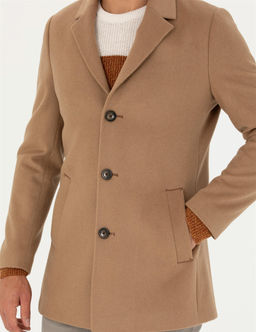 Camel Y_n Kar___ml_ Ekstra Slim Fit Ka_e Kaban