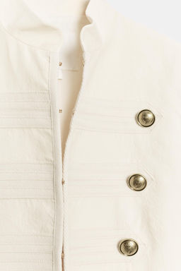 CHAQUETA ENTALLADA BOTONES ZW COLLECTION / Crudo - Zara фото 9