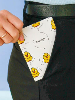 ОБЛОЖКА ДЛЯ ПАСПОРТА Crazy duck, white, плотность 600 мкм