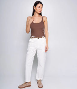 Топ #КТ6607 (4), коричневый