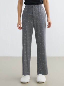 Beli Lastikli Puantiyeli Kad?n Pijama Alt?