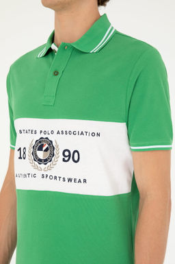 Мужская зеленая футболка Неожиданная скидка в корзине - U.s. polo assn фото 7