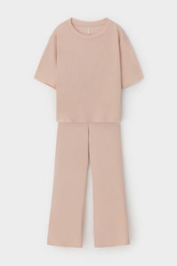 Е 20150/нюдовый беж пижама жен