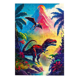 Пазл Земля динозавров, 160 деталей - Puzzle time фото 3