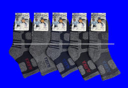 Цена за 10 пар. "АЛЯСКА" Термоноски спортивные внутри махра для мальчиков арт. А 58