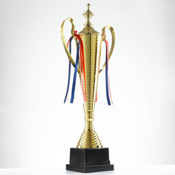 Кубок 154А, зол., триколор, подставка пластик, 59 х 23 х 12 см - Командор фото 3