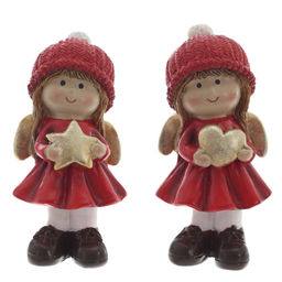 Фигурка декоративная "Ангел", L4,5 W4,5 H9,5 см, 2в.