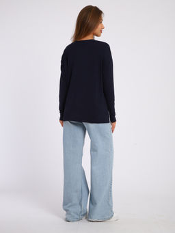 *Джемпер женский Ф-3-040б (темно-синий)