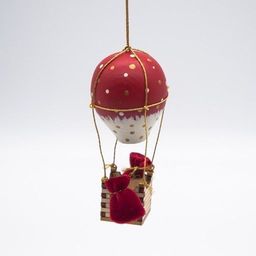 Елочные игрушки ручной работы: Воздушный елочный шарик 3020 - Idh фото 3