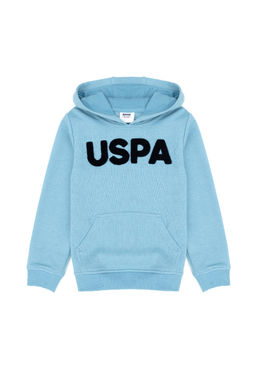 _ocuk Mavi Basic Kap__onlu Sweatshirt
