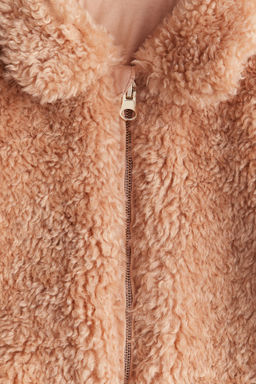 Chaqueta efecto pelo