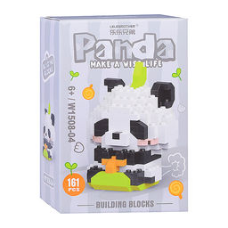 Конструктор "Панда на скейте" (161 дет.) в коробке
