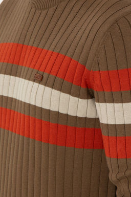 Erkek Slim Fit Bisiklet Yaka Haki Kazak - U.s. polo assn фото 7