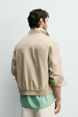 CAZADORA REGULAR FIT ALGOD?N - LYOCELL / Arena - Zara фото 3