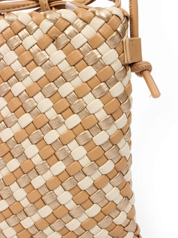 LACCOMA сумка СУ6600-мультицвет бежевый эко кожа