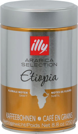 Illy. Ethiopia (зерновой) 250 гр. жест.банка